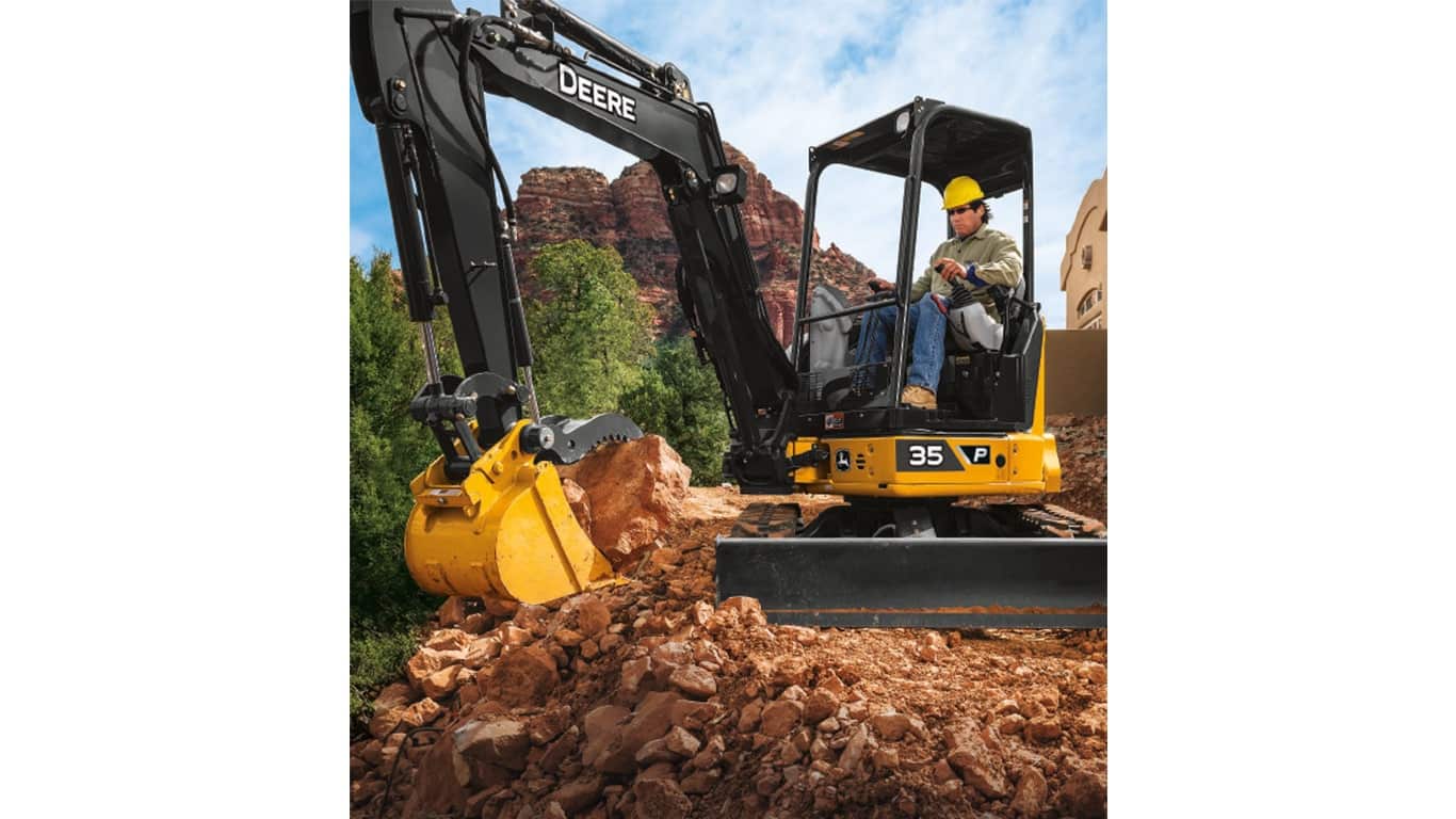 New John Deere 35 P-Tier Compact Excavator at Papé Machinery Ag & Turf