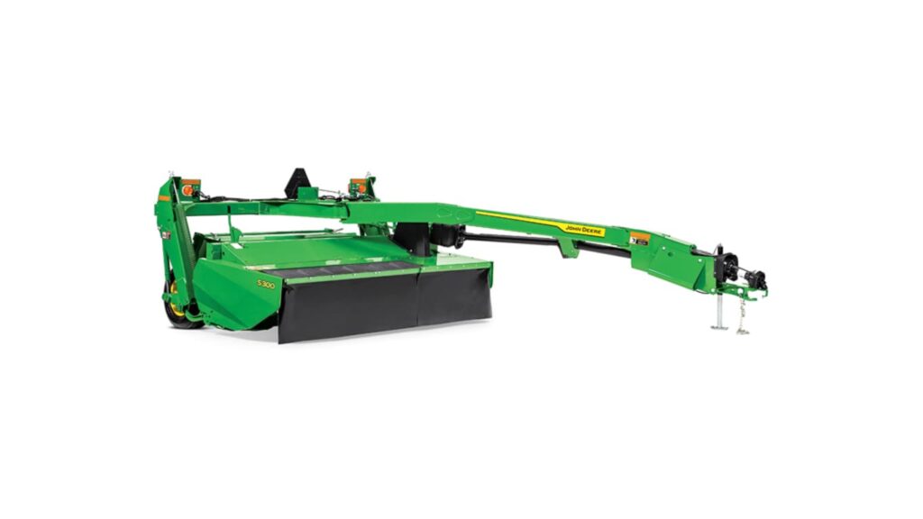 New John Deere S300 Mower-Conditioner at Papé Machinery Ag & Turf