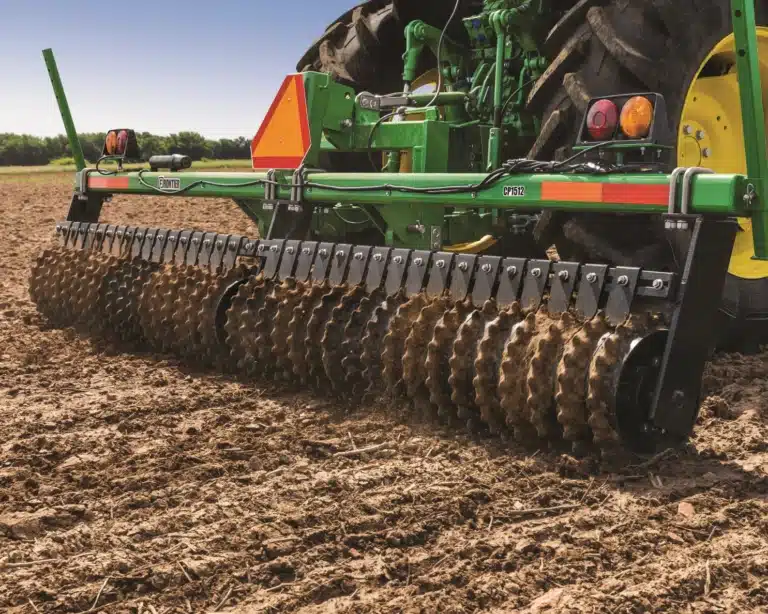 Tiller Attachement on Tractor