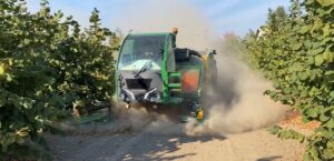 Harvest technology and Monchiero equipment helping improve efficiency during hazelnut harvest season