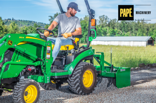 How to Maintain a Gravel Driveway with a Compact Tractor