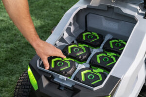 EGO battery pack using the 56V ARC Lithium battery system